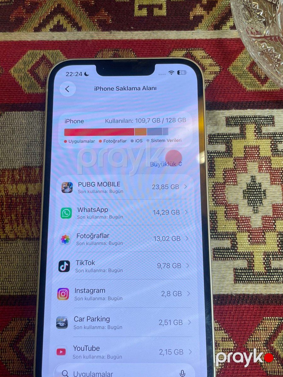 Apple iPhone 13 Starlight 128GB/4GB — Smartfonlar, Bakı (4)