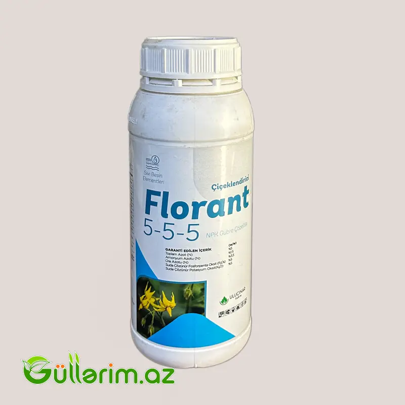 Florant 5-5-5 – Çiçəkləndirici NPK Gübrə Məhlulu — Bakı