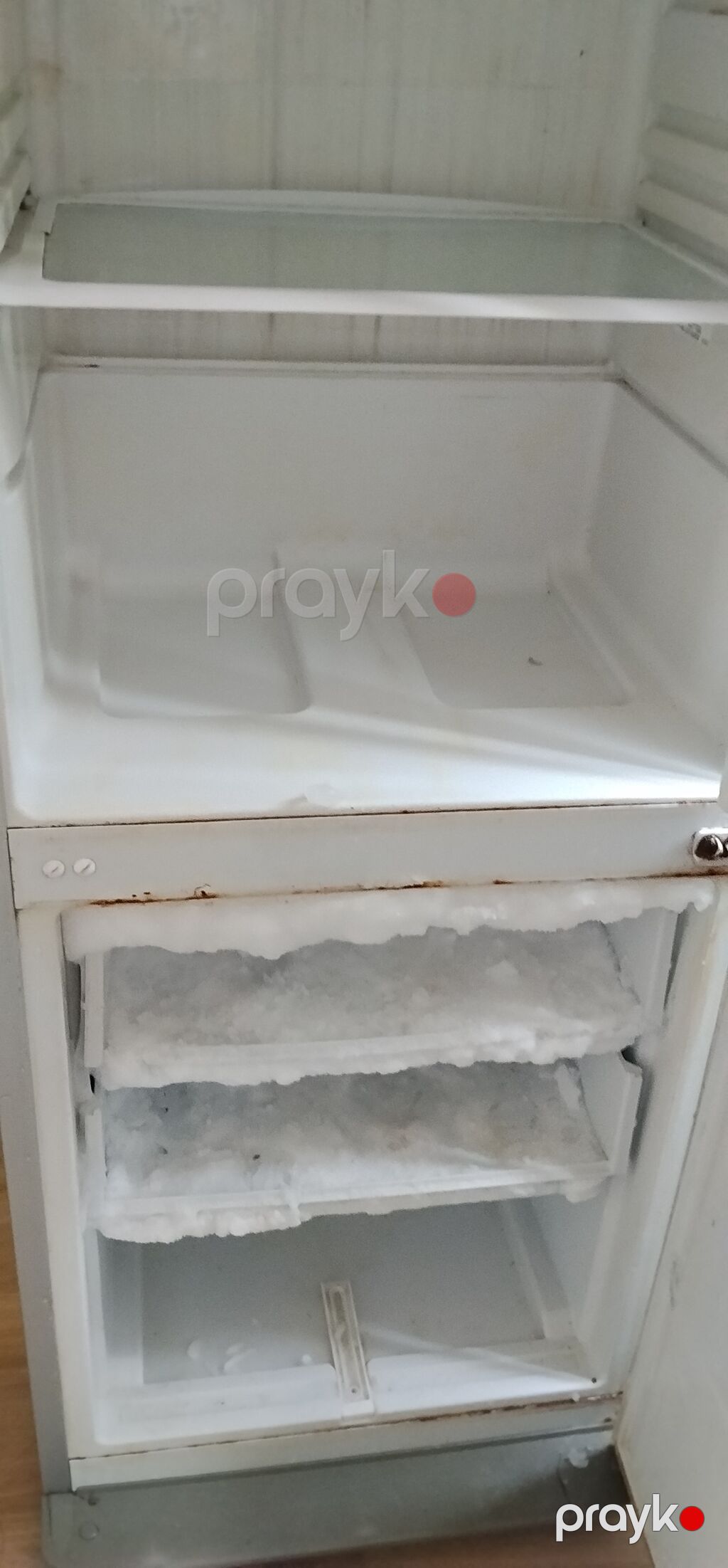 İşlənmiş 2 qapılı Atlant Soyuducu Satılır, rəng - Gümüşü — Soyuducular, Bakı (2)