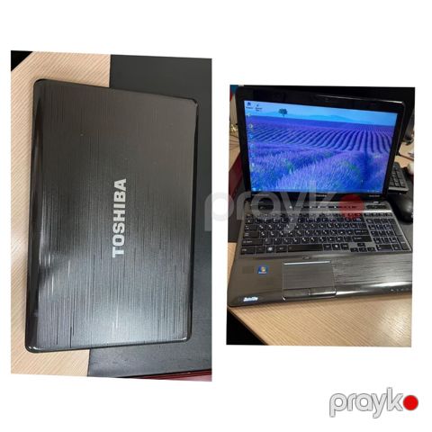 Toshiba notebook, qizmir, batareya normal saxlayir, harman kardonn ses — Masazır