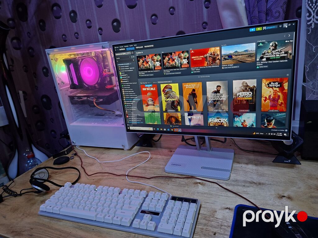 Gaming stolüstü kompüter seti i7 3777K RAM 16GB 1666HZ Vıdeokart AMD — Masaüstü kompüterlər, Bakı (3)