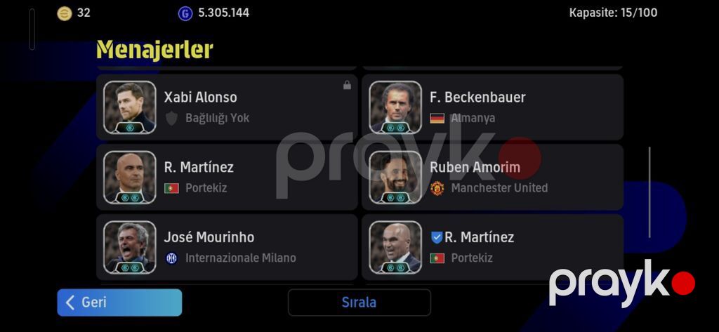 EFootball hesabı – güclü komanda və nadir menecerlər - Oyun — Digər, Astara (3)
