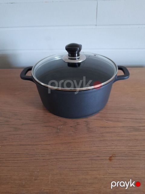 Qazan, rəng - Qara, Alüminium, 2,5 bucket volume l, 20 sm, Lacor — Bakı