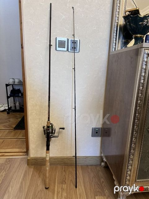 Komplekt: 2 hissəli spinning çubuğu + Daiwa Samurai 3500 makarası — Bakı