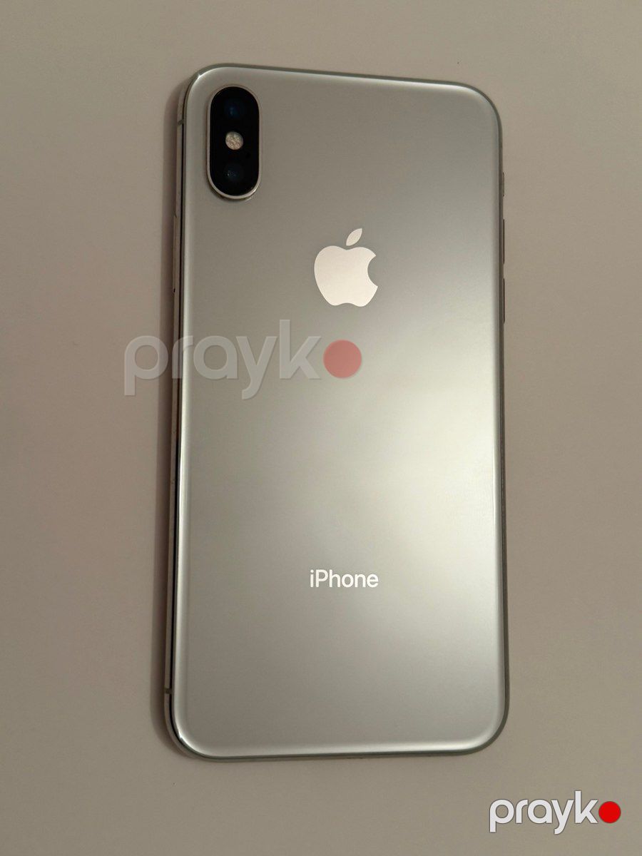 Apple iPhone X Silver 64GB/3GB — Smartfonlar, Bakı (2)