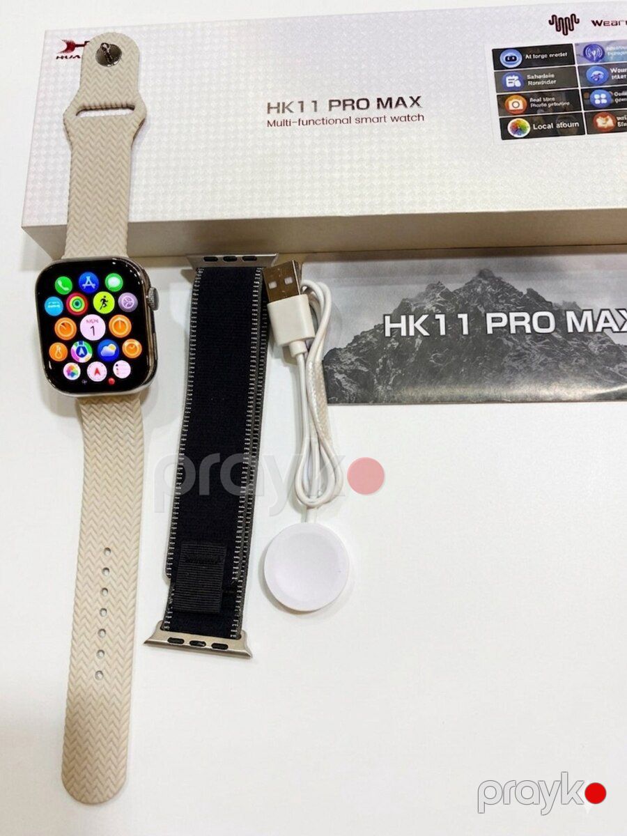 "HK 11Promax" smart saat — Ağıllı saatlar və biləkliklər, Bakı (4)