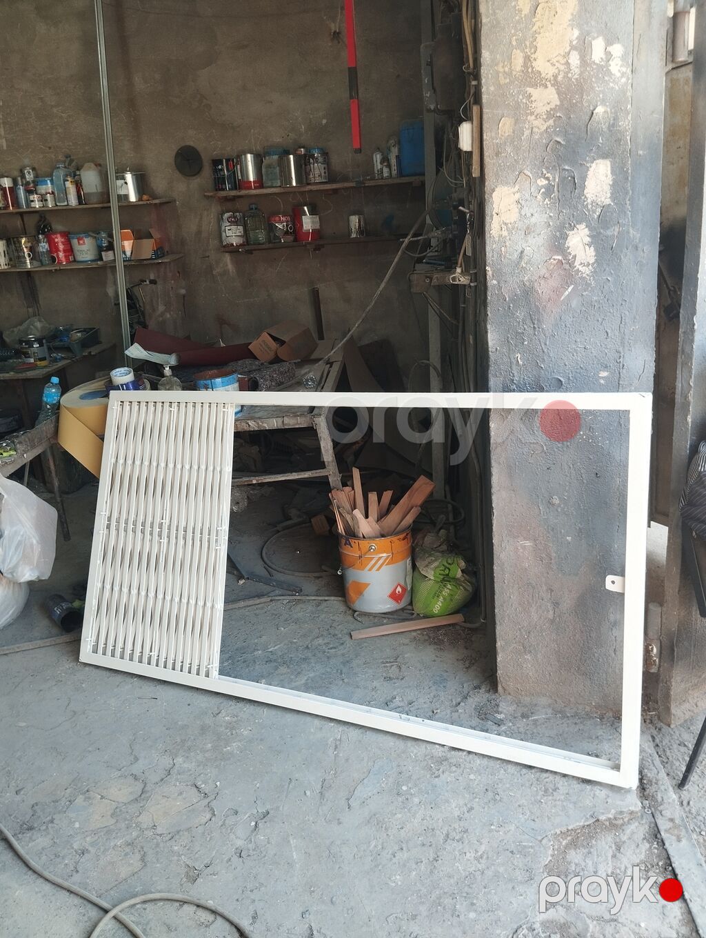 Sürgülü qarmoşka barmaqlıq balkon pəncərə qapı önü üçün çox — Pəncərələr, qapılar, balkonlar, Mehdiabad (2)