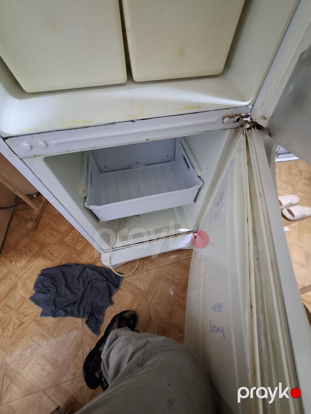 Indesit ikiqapılı soyuducu işlək vəziyyətdədi qapıların rezinleri — Soyuducular, Bakı (4)