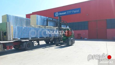 40 mm Pir sendviç panel – yanğına davamlı izolyasiyalı panel — Bakı