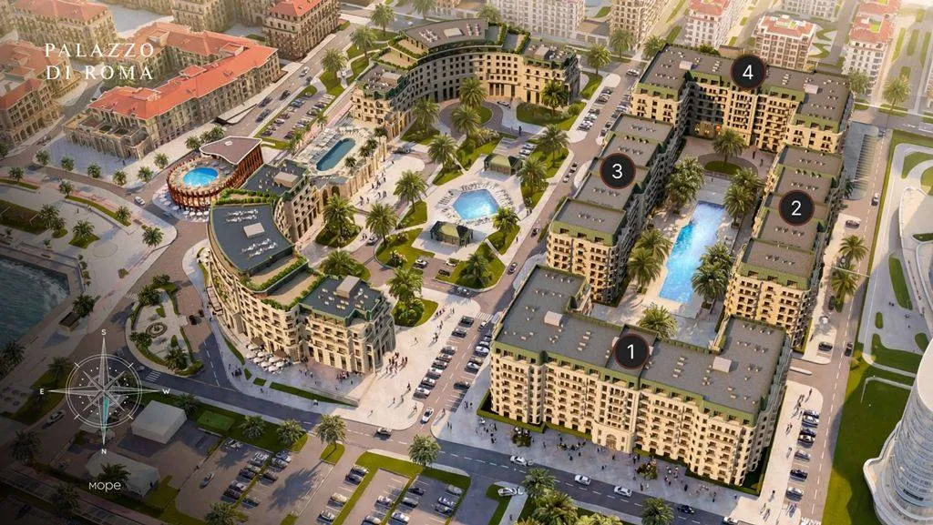 Sea Breeze, 1 otaqlı Yeni tikili satılır - 52 m², 1/8 mərtəbə — Mənzil, Bakı (2)
