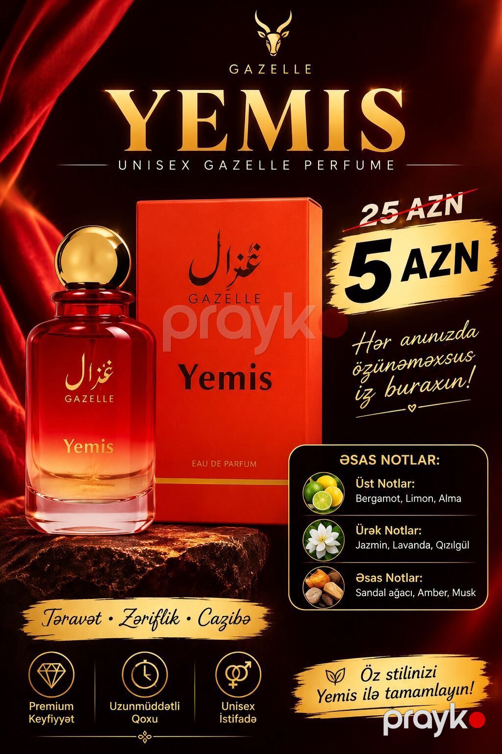 Premium ətirlər – 25 ml milli qablarda 1) Tom Ford Black Orchid – Eau — Ətir, Bakı (3)