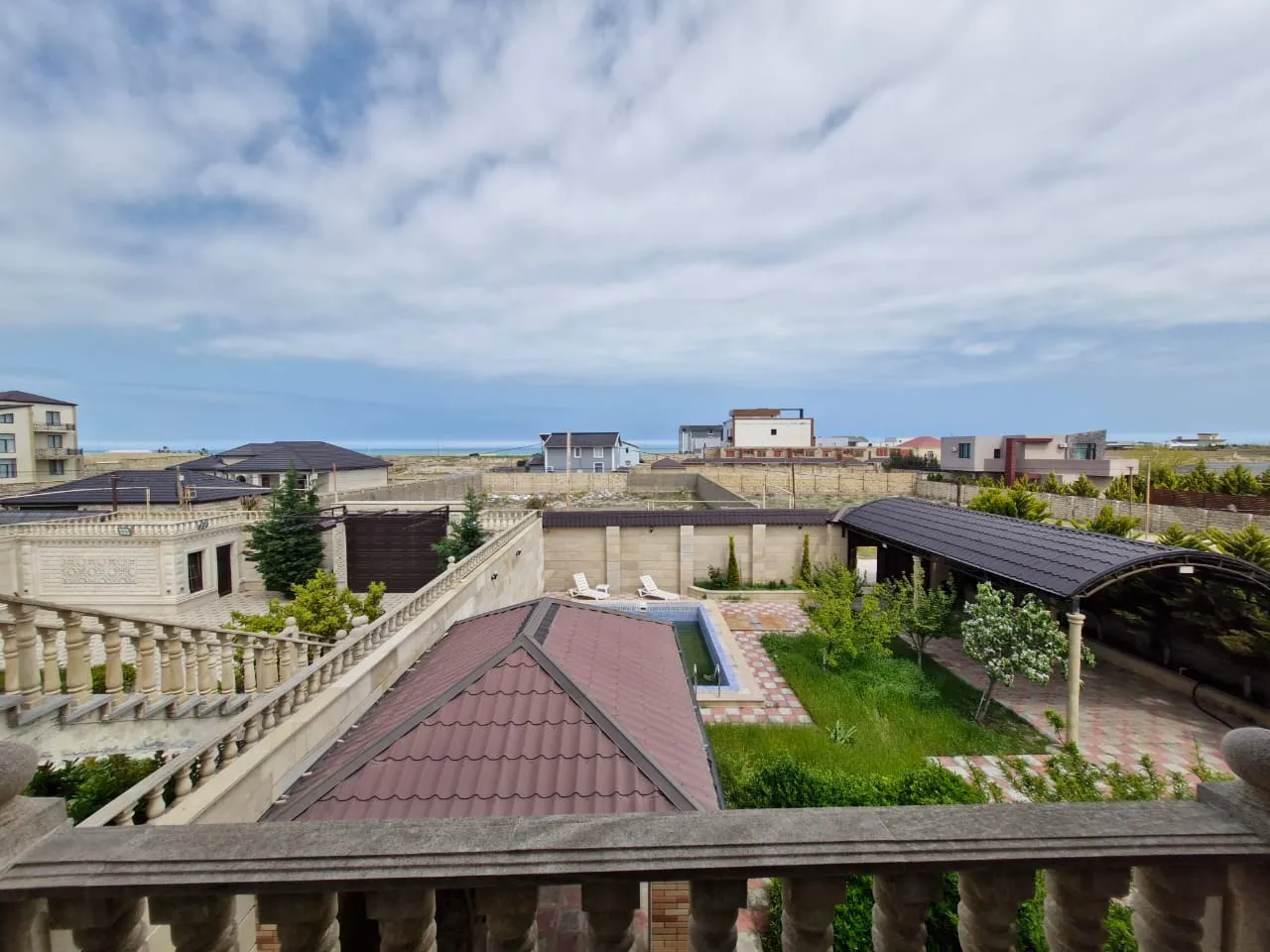 Novxanı, 4 otaqlı Həyət evi satılır - 200 m², 2 mərtəbə, 6 sot — Ev, villa, Bakı (6)