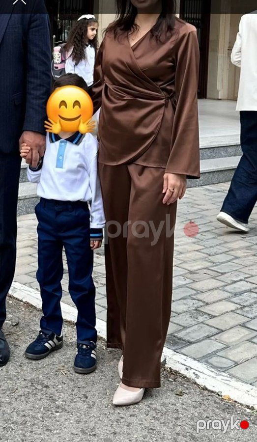 Kostyum — Ölçü: S-M, Qəhvəyi — Geyim, ayakkabı, aksesuarlar, Sumqayıt (2)
