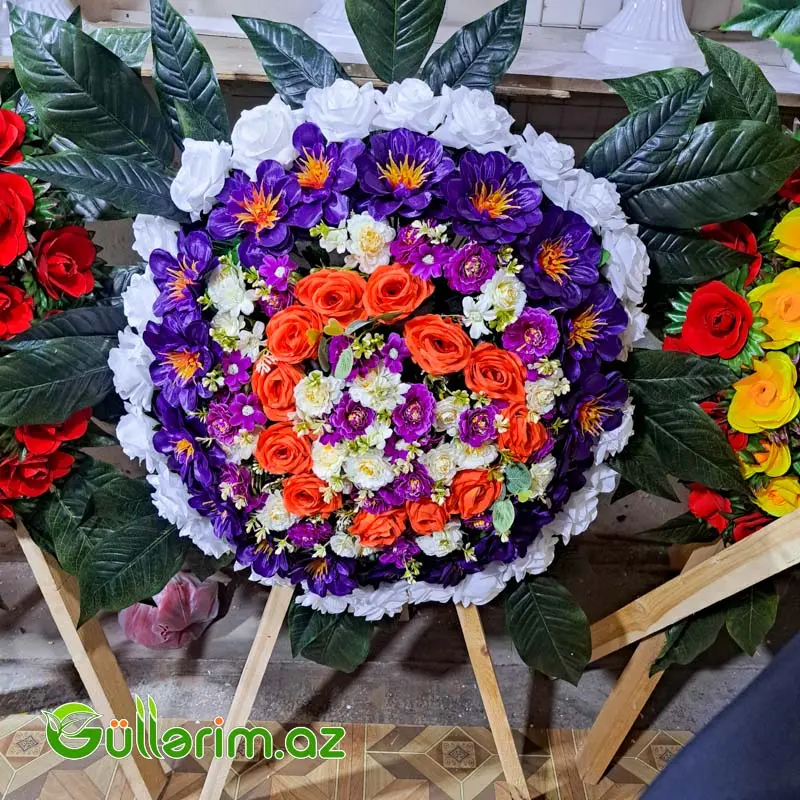 Gül çələngi-Əkili 1 — Dekor və interyeri, Bakı (3)