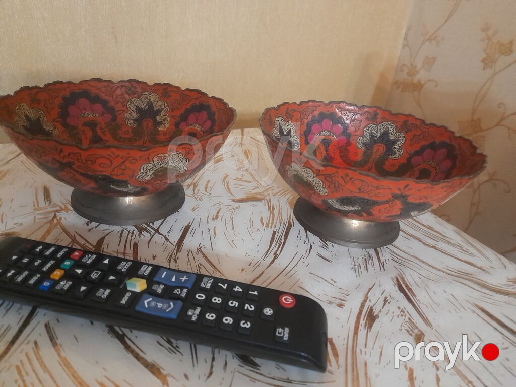 Kasalar, rəng - Qırmızı, Ssri — Süfrə qabı, Bakı (3)