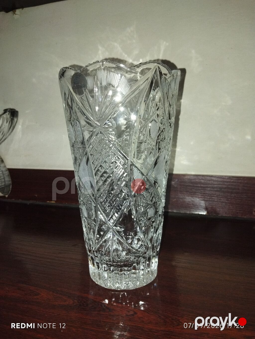 Bir vaza, Xrustal — Vaazalar, kreslolar, süni çiçəklər, Bakı (4)