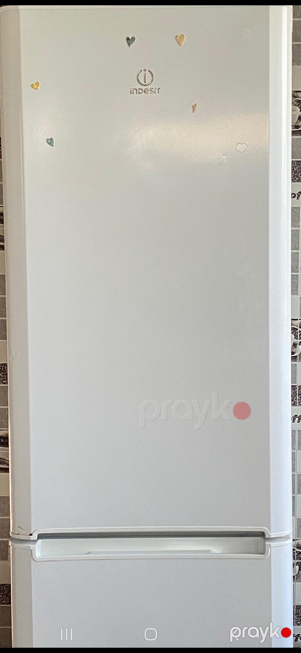 Indesit iki kameralı soyuducu - Rəng: ağ, minimalist dizayn - Üst — Soyuducular, Bakı (2)