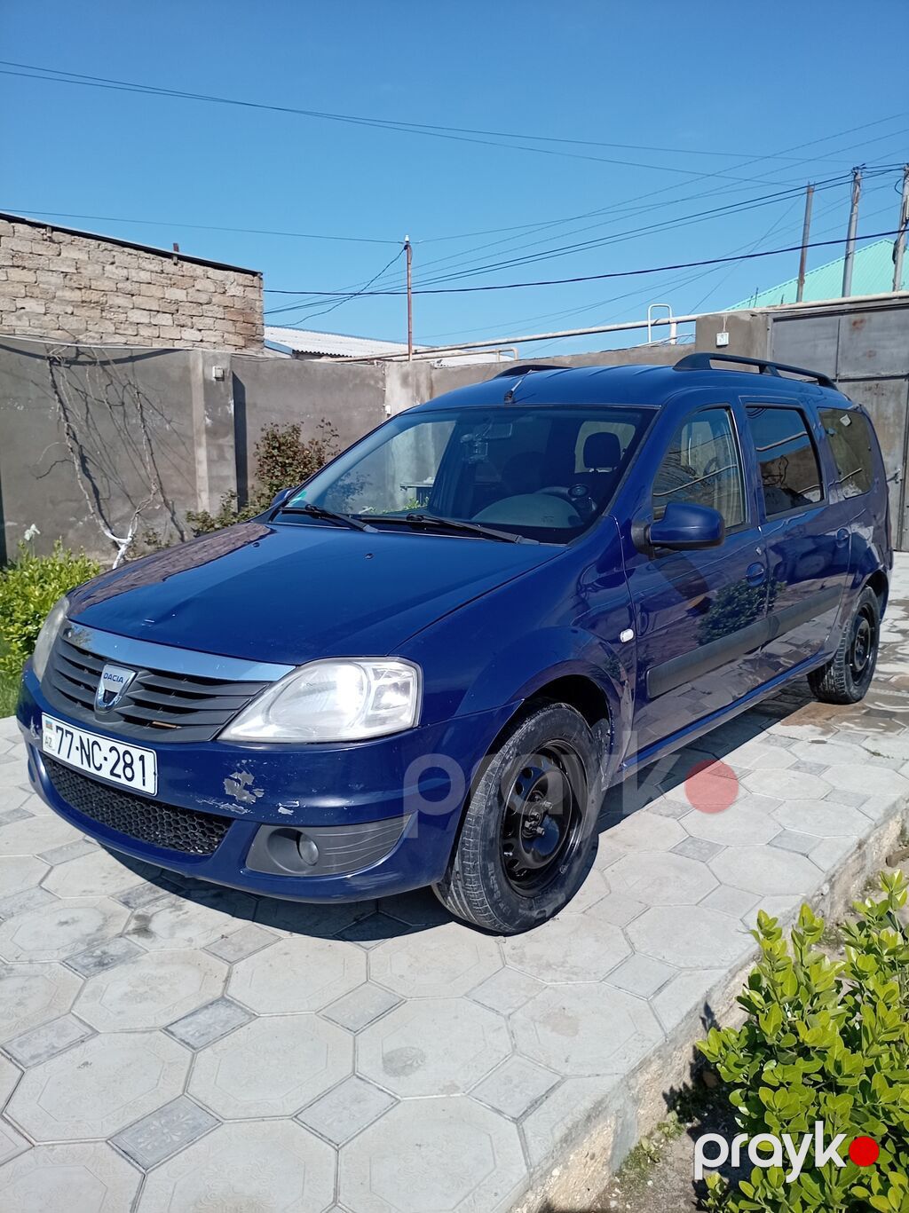 Dacia Logan MCV, göy rəng, Azərbaycan nömrə nişanı 77-NC-281 — Avtomobillər, Digah (2)