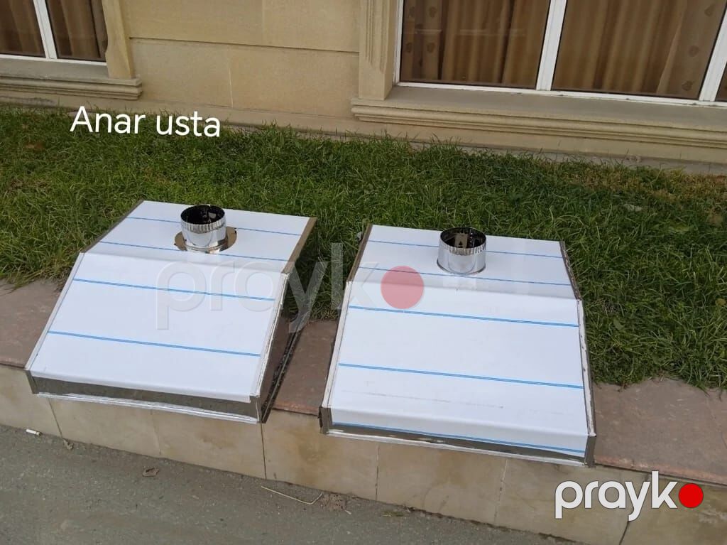 Paslanmayan poladdan hazırlanmış peşəkar mətbəx havalandırma — Digər, Saray (2)