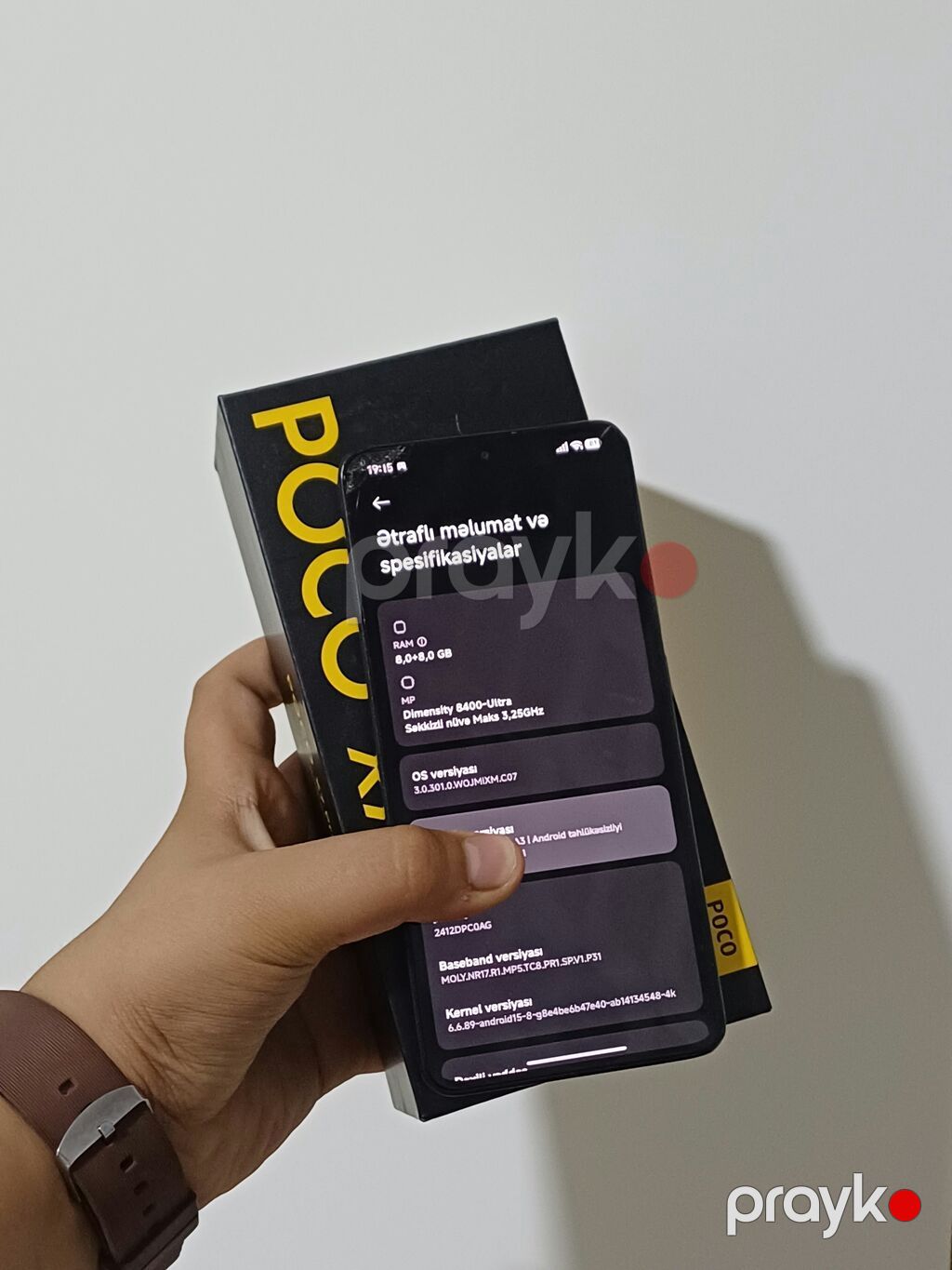 Poco X7 Pro, 256 GB, rəng - Qara, Zəmanət, Barmaq izi, Simsiz şarj — Xiaomi, Bakı (4)