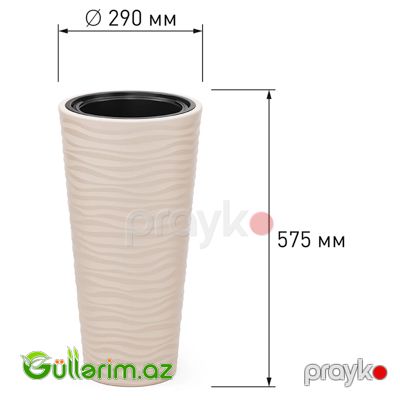 Plastik Dibçək (Seranova) — Bağ dekorasiyası, Bakı (6)