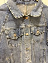 Klassik mavi denim cins gödəkçə,M və S razmerə uyğum — Thisis