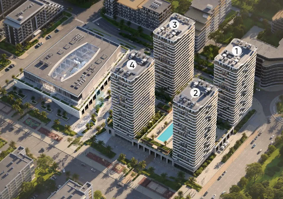 Satılır: 1 Otaq, Yeni tikili, 57.20 m² — Mənzil (3)
