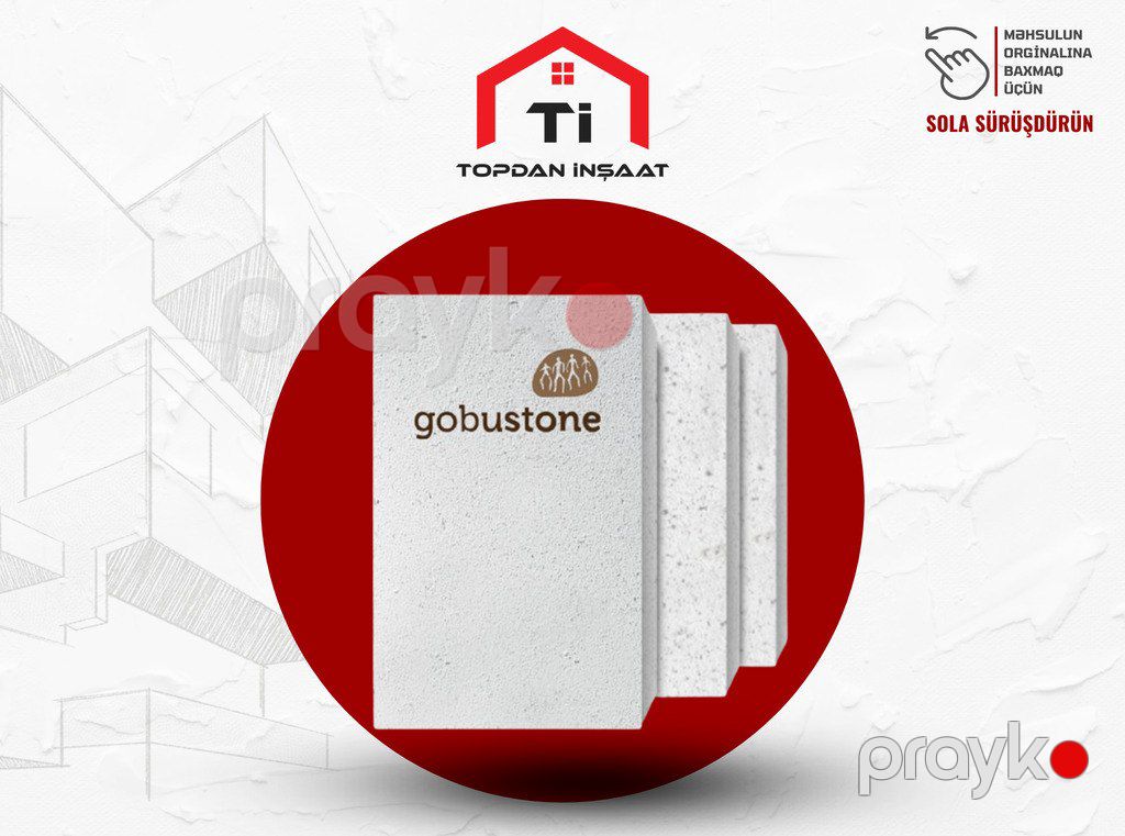"Gobustone" məsaməli hörgü daşları — Təmir və inşaat, Bakı (4)