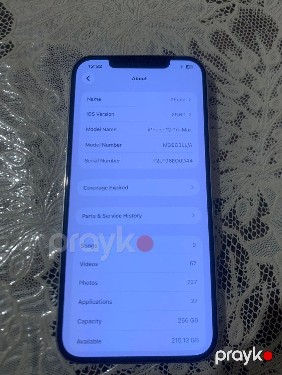 Apple iPhone 12 Pro Max Silver 256GB/6GB — Smartfonlar, Bakı (6)