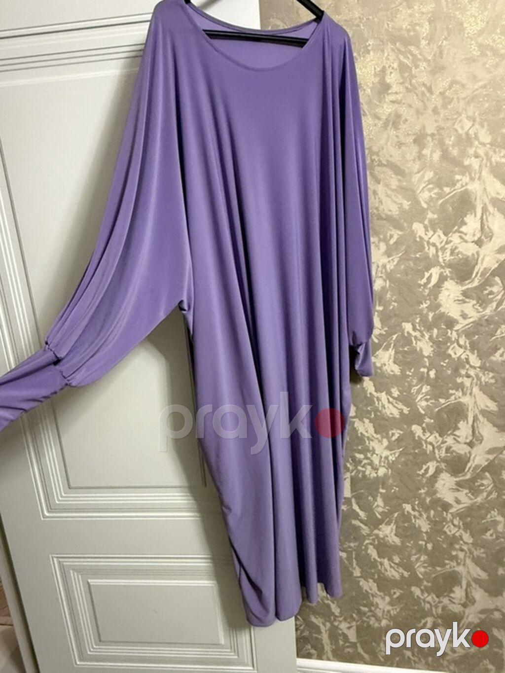 Geniş kəsimli qadın abaya/kaftan geyimləri - Rənglər: lavanda — Xicab və nikab, Bakı (2)