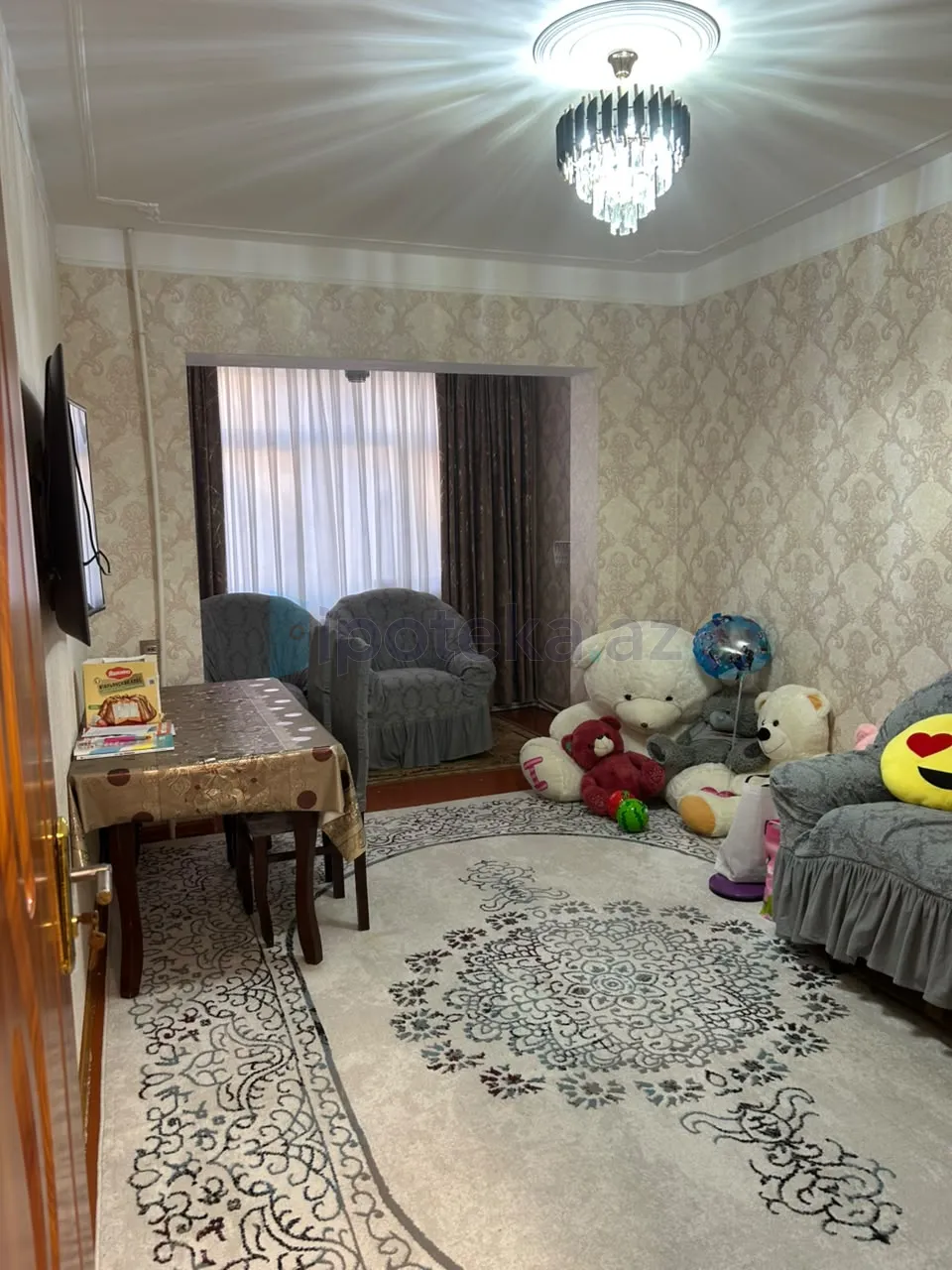 Satılır: 2 Otaq, Köhnə tikili, Yasamal r., 60.00 m² — Bakı