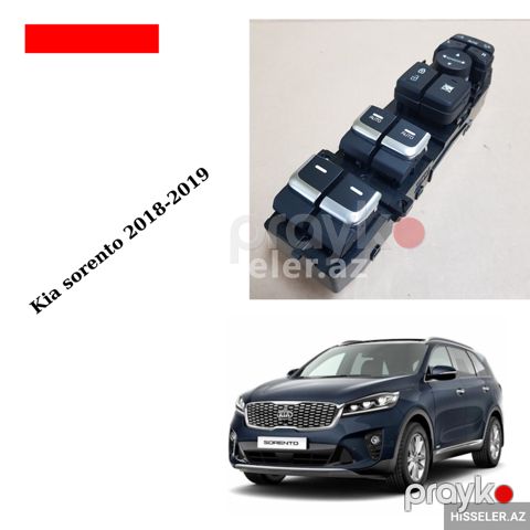 Kia sorento 2015-2019 üçün şüşə qaldıran knopka blok satılır — Bakı