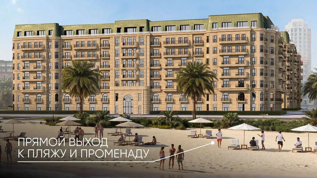 Sea Breeze, 1 otaqlı Yeni tikili satılır - 52 m², 1/8 mərtəbə — Mənzil, Bakı (5)