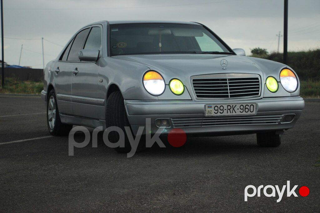 Mercedes E 240, 2.4 L, 1998 il, 520 000 km — Avtomobillər, Quba (10)