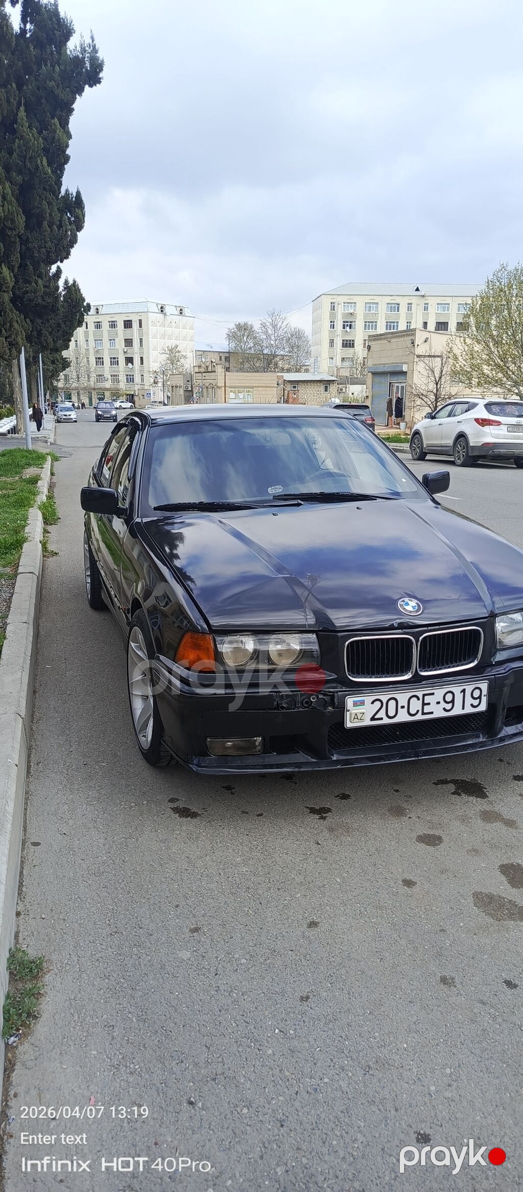 BMW 3 series: 1.8 l 1992 il Sedan — Avtomobillər, Gəncə (6)