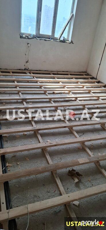 Parket və laminat — Döşəmə və tavan işləri, Bakı (6)