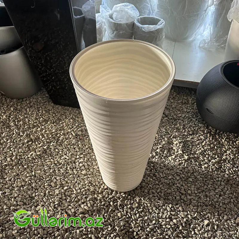 Plastik Dibçək 025 — Bağ dekorasiyası, Bakı (2)