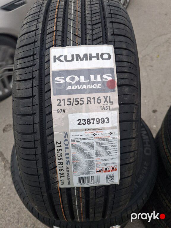 "Kumho" şinləri 215/55 R16 — Ehtiyat hissələri və aksesuarlar, Bakı (7)