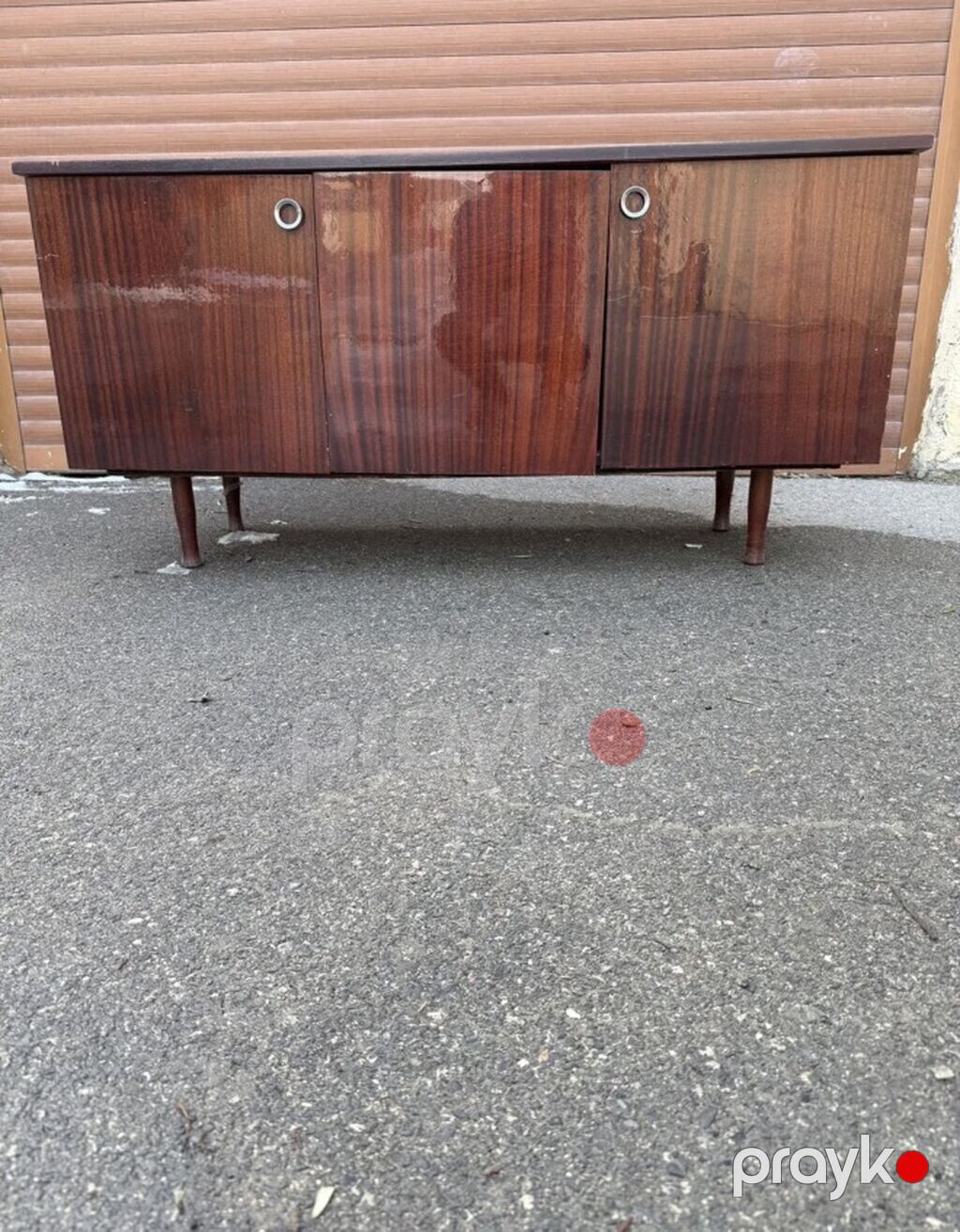 Retro üslubda taxta bufet/komod - Material: ağac karkas, qapılar — Şkaflar, Digah (3)