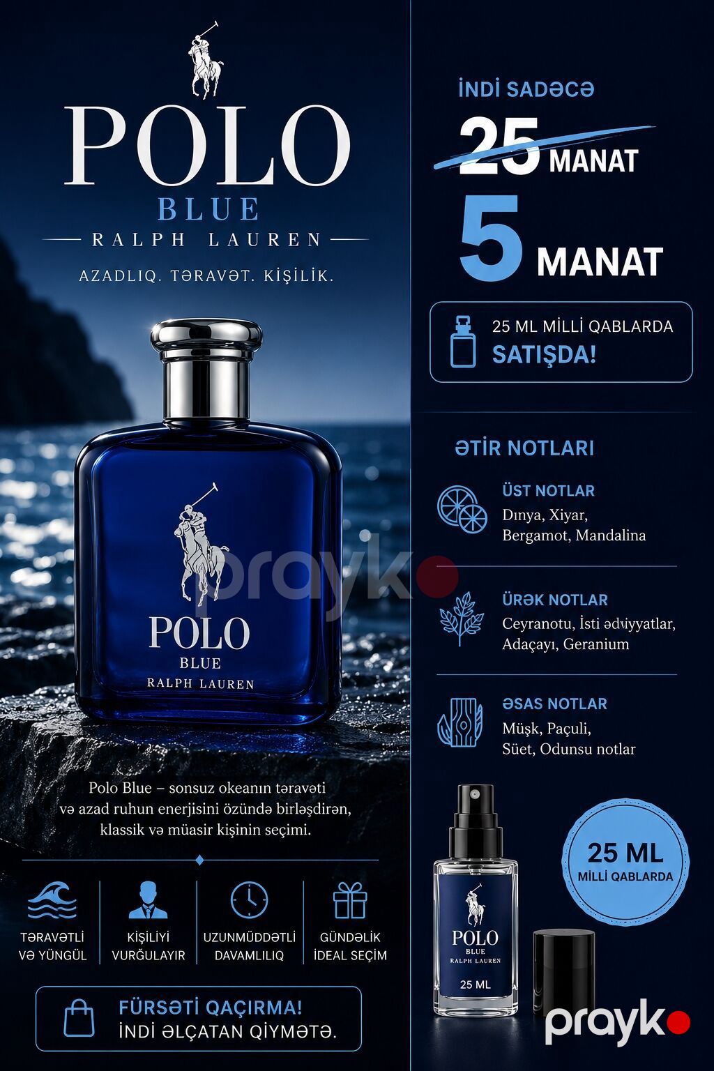 Parfüm kolleksiyası – 25 ml milli qablaşdırmada 1) Tom Ford Tobacco — Ətir, Bakı (2)