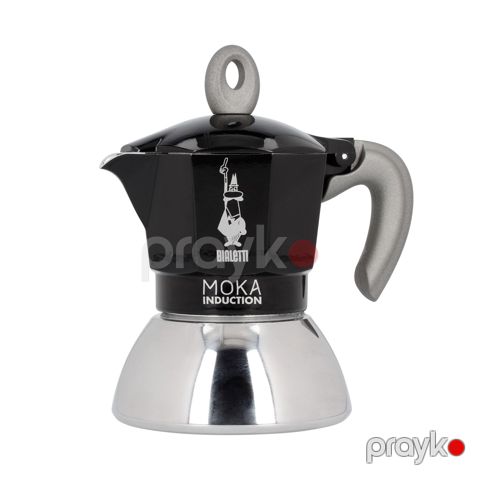 Qəhvədəmləyən New Moka Induction Black 6 cups — Bakı