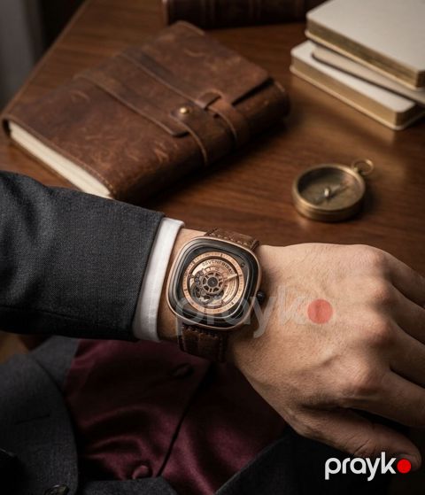 İşlənmiş, Qol saatı, Sevenfriday, rəng - Qara — Sumqayıt