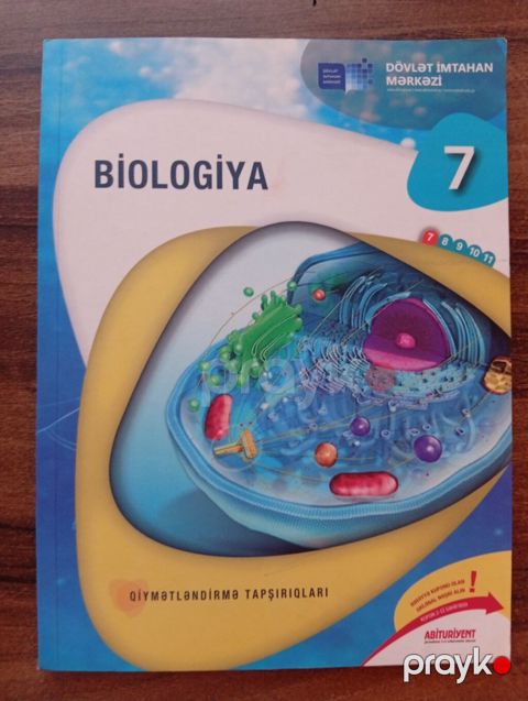 Biologiya – 7 (Qiymətləndirmə tapşırıqları) – DİM nəşri Kitabı — Bakı