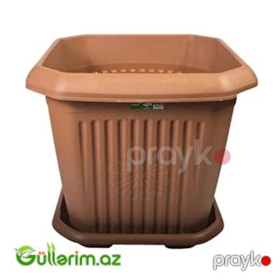 Plastik Dibçək 013 — Bağ dekorasiyası, Bakı (3)