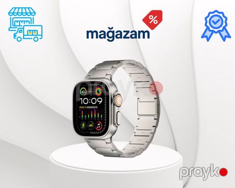 Smart saat "Modio Ultra 2 – Silver" — Bakı