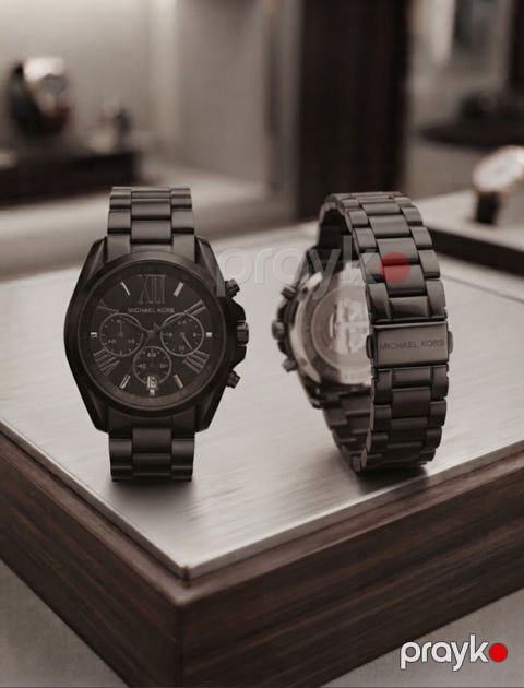 Michael Kors kişi qol saatı – tam qara dizayn - Brend: Michael Kors — Bakı