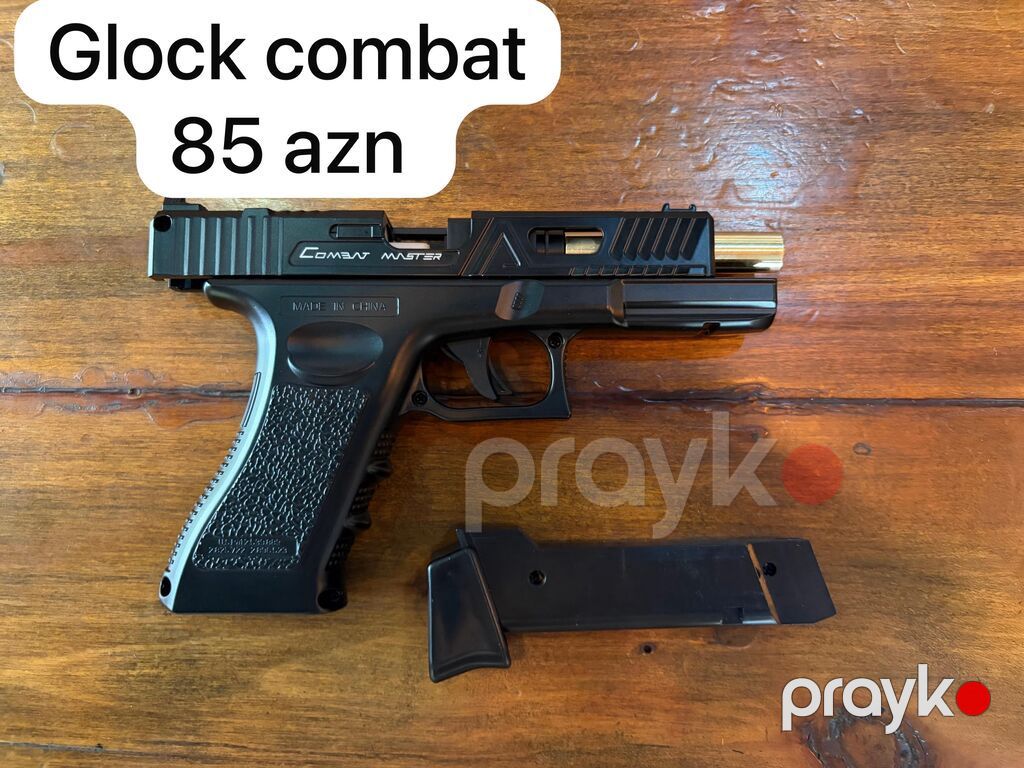 Airsoft tapança modelləri – 6 mm BB üçün - Glock 18 (6 mm) — Oyuncaq silahları, Qazax (8)