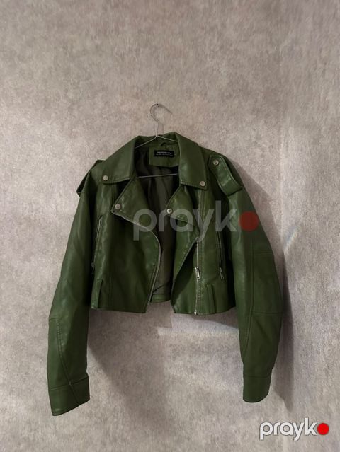 Dəri kurtka, Bershka, M — Bakı