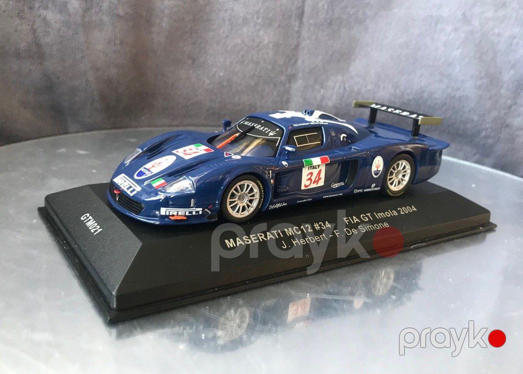 Коллекционная модель "Maserati MC12 #34 FIA GT Imola 2004 — Kolleksiyalar, Bakı (11)