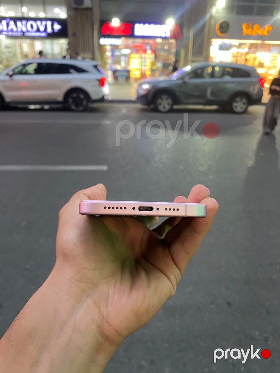 Apple iPhone 15 Plus Pink 128GB/6GB — Smartfonlar, Bakı (5)